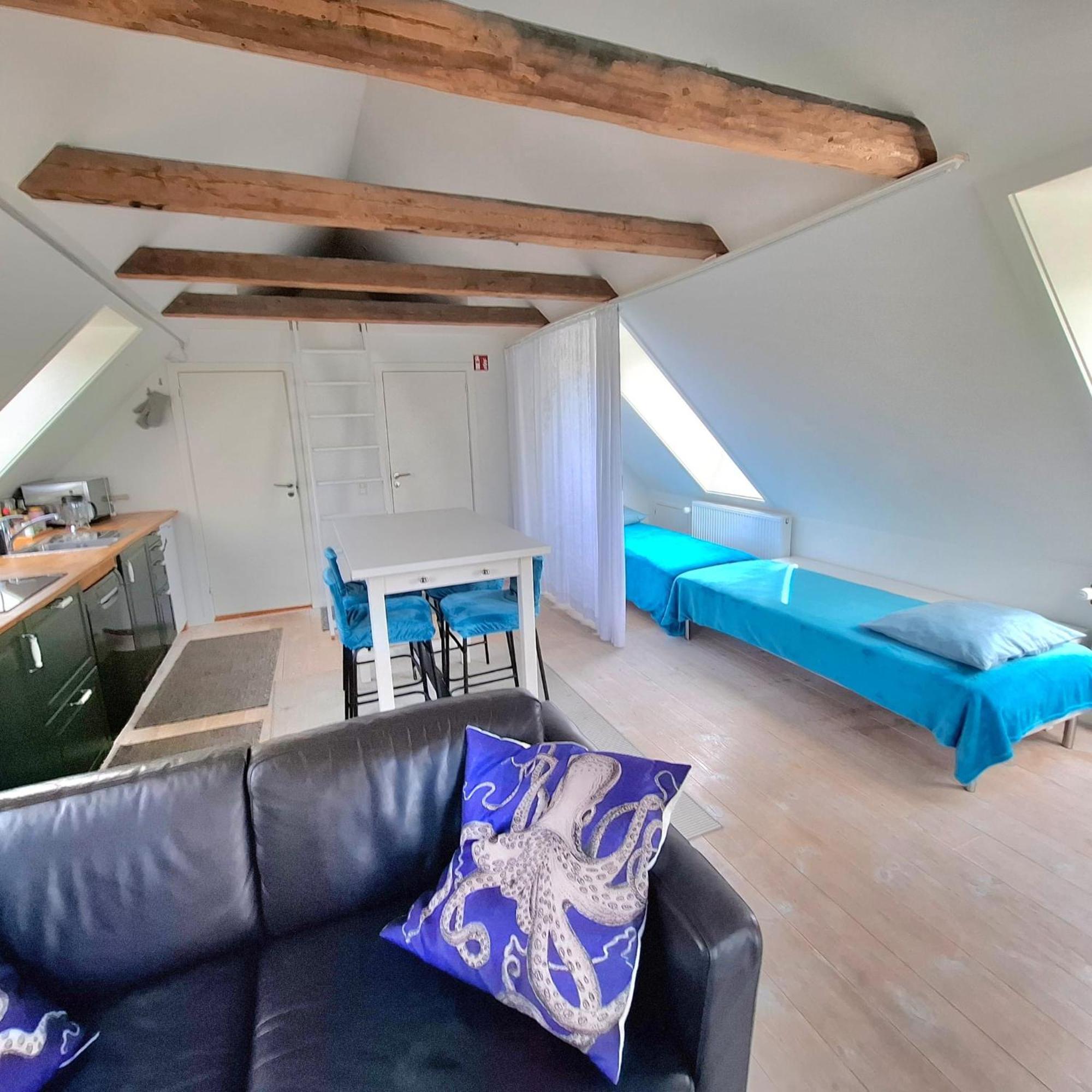 The 'Loft' Apartment- "Den Gule Svane" Guest House - Near Ronne & Beach Dış mekan fotoğraf
